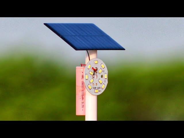 How To Make automatic solar led light