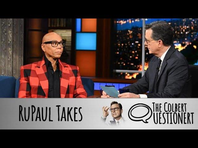 RuPaul Takes The Colbert Questionert