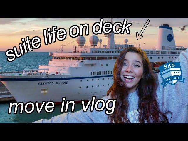 SHIP MOVE IN VLOG || Semester At Sea