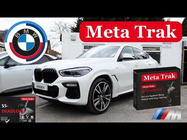 New BMW X6 protected from theft with Metatrak S5 VTS Deadlock Tracker