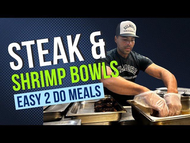 Jerk Shrimp & Carne Asada Bowls