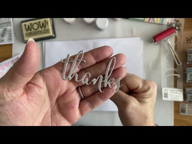  Simple but effective cardmaking with WOW embossing powders