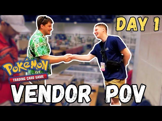 DAY 1 - Pokemon Card Vendor POV - Tidewater Show - Raleigh, NC #pokemon #pokemoncard #pokemoncards