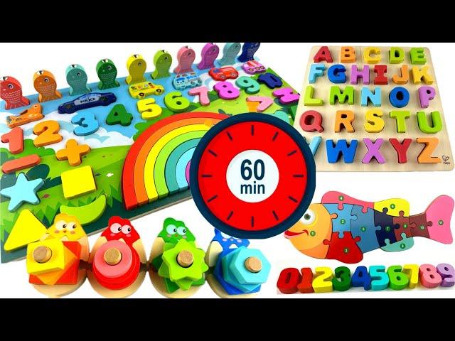 Ultimate Preschool Learning Video For Toddlers | Learn English ABC, Learn Numbers, Learn Shapes