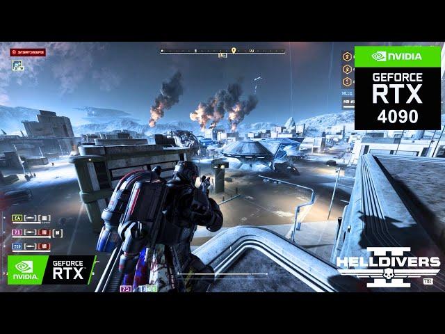 HELLDIVERS 2: PILEN AND FENRIR REQUIRE ATTENTION on  RTX 4090 24GB (4K Maximum Graphics)