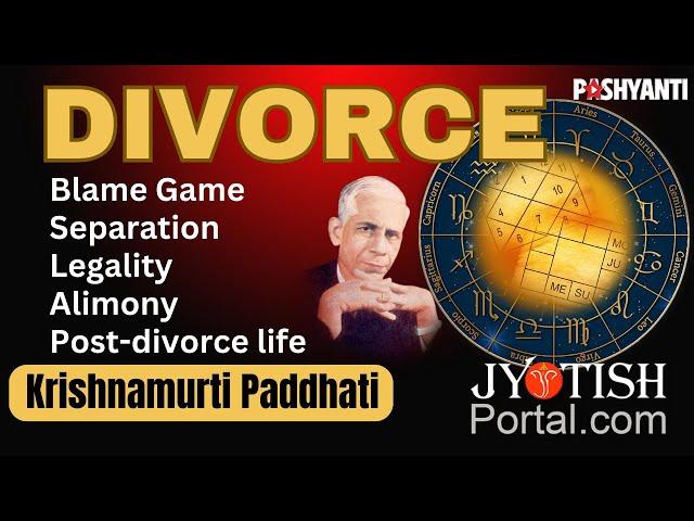 Krishnamurti Paddhati rules relating to Divorce ( KP astrology)