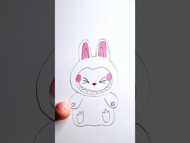 How to draw a Labubu?🫟 #labubusong
