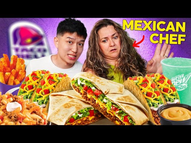 Mexican Chef tries ENTIRE Taco Bell Menu!