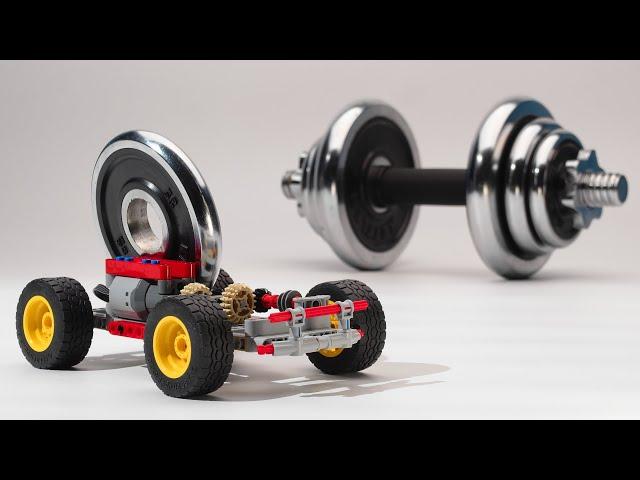 Strongest Lego Technic Vehicle - Gym Workout - Making and Testing #lego #moc #experiment