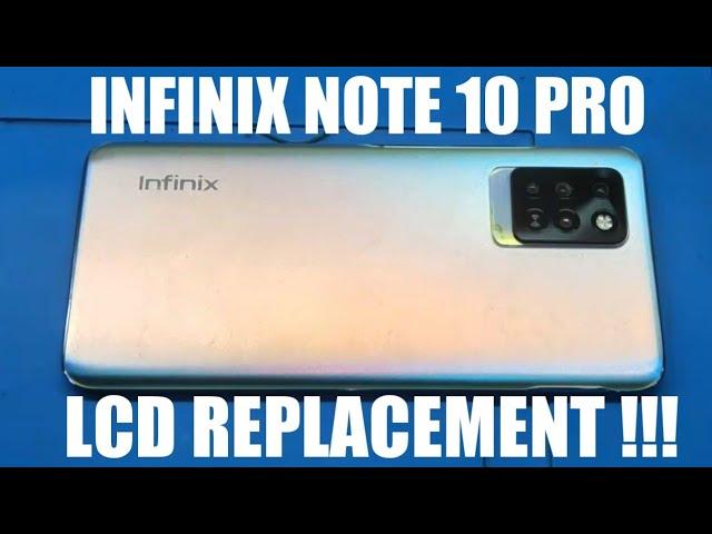 CARA GANTI LCD HP INFINIX NOTE 10 PRO