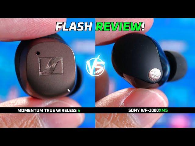 Sennheiser MTW4 vs Sony WF-1000XM5 (Flash Review ️)