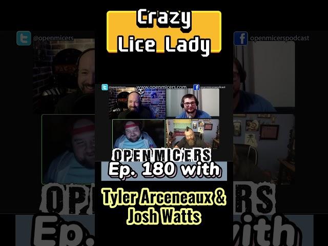 Crazy Lice Lady -  #comedypodcast #comedypodcastclips #ytshorts #trendingshorts #youtubeshorts