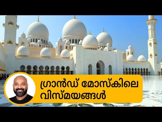 ഗ്രാൻഡ് മോസ്‌കിലെ വിസ്മയങ്ങൾ | Sheikh Zayed Grand Mosque | Abu Dhabi Travel Guide