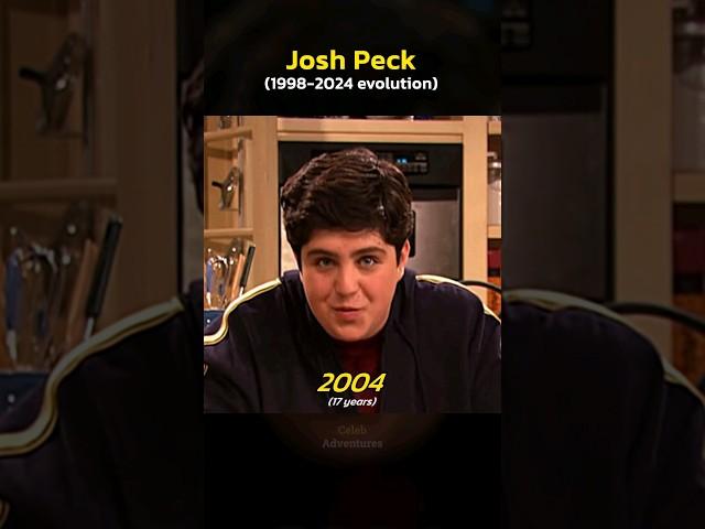 Josh Peck evolution (1998-2024) ️ #joshpeck #throwback #drakeandjosh