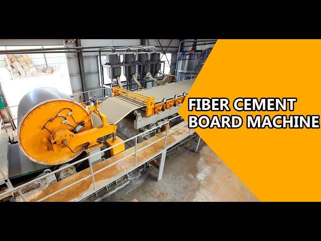 Automatic Cellulose Cement Board Production Line,Fiber Cement Wall Board making machine