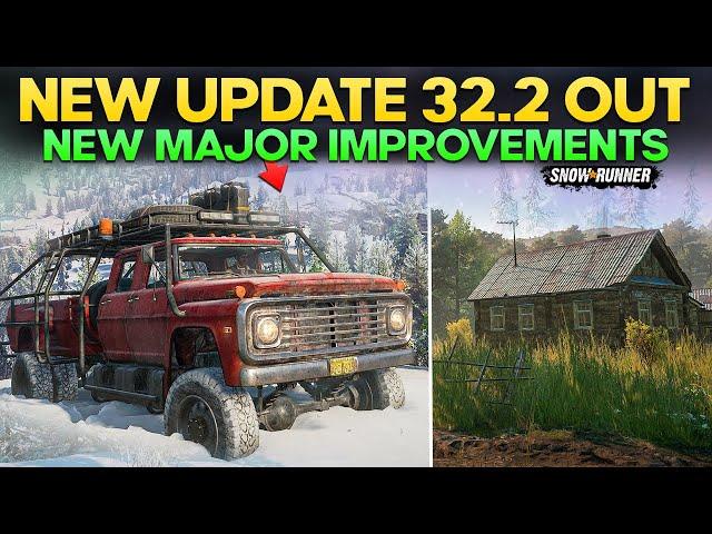 New Update 32.1 Out on All Platforms with New Improvements in SnowRunner Everything You Need to Know