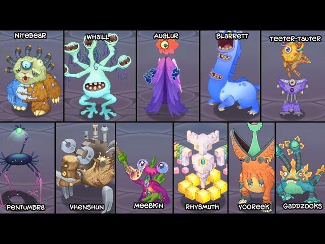 Ethereal Workshop (WAVE 5) but Each Monster is Zoomed in! (Can hear each monster better!)