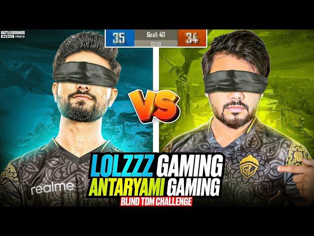 @LoLzZzGaming VS @AntaryamiGaming BLINDFOLD TDM BATTLE | BLINDFOLD CHALLENGE GONE WRONG...