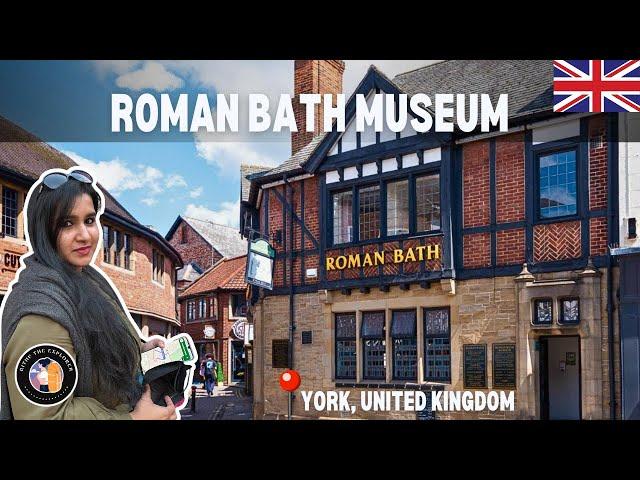 York's Roman Bathhouse History | Roman Baths in York: Things to do in York UK | 4K - Ep 16