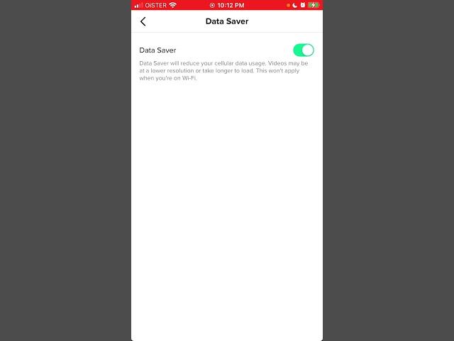 How to use Data Saver Mode in tikTok?