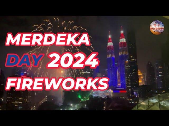 Vantage View of Merdeka Fireworks from KLCC Tower Condo #fireworks #merdeka