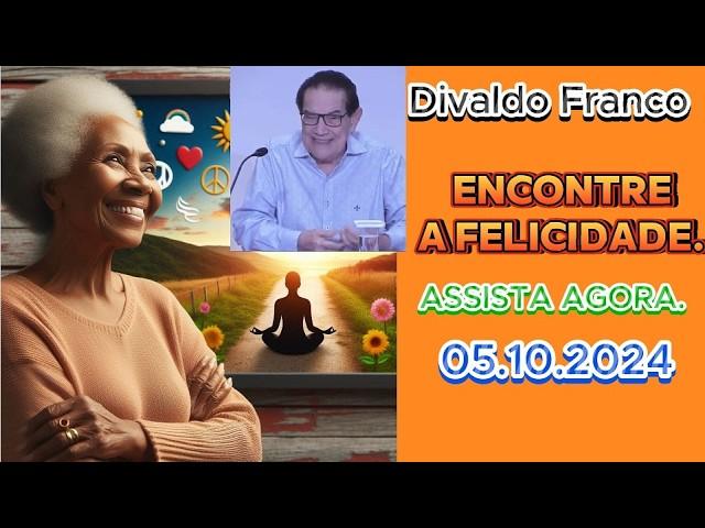  DIVALDO FRANCO ENSINA :  COMO  ENCONTRAR  A  TUA   FELICIDADE.  #espiritismo