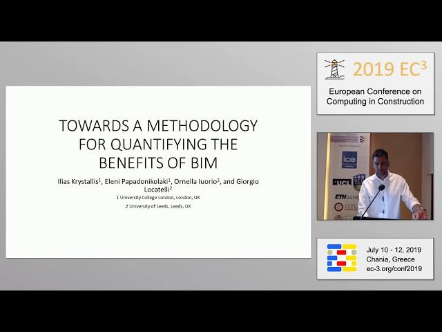 2019 EC3 - DAASR - Krystallis, Ilias  - Towards a methodology for quantifying the benefits of BIM