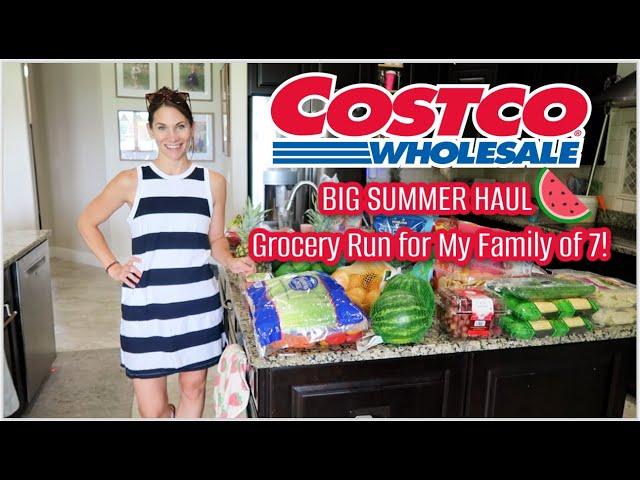 HUGE Costco Grocery Haul for Summer | Feeding My Big Family + New Finds & Reviews!