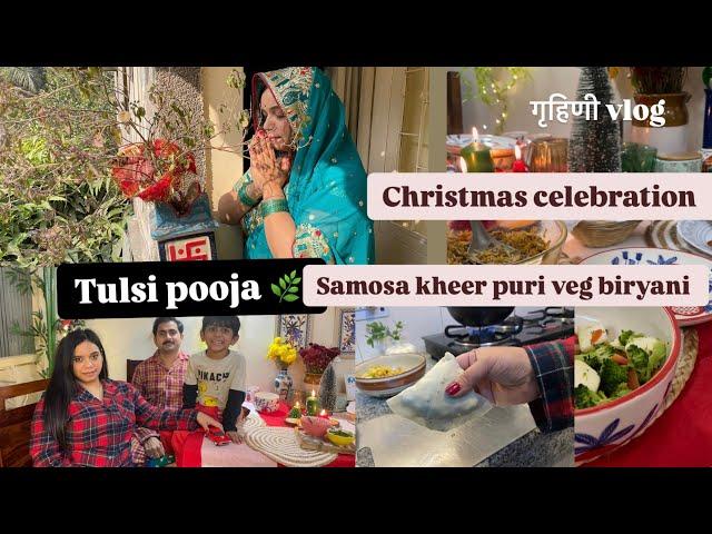 लोगो ने क्यों सुनाया मुझे? | Christmas party at home| तुलसी दिवस | @Ginikizindagi