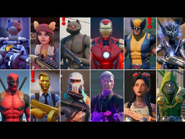 Fortnite All Bosses, Mythic Weapons, Vault Locations & Keycard! Fortnite Chapter 2 (Season 1 - 6)