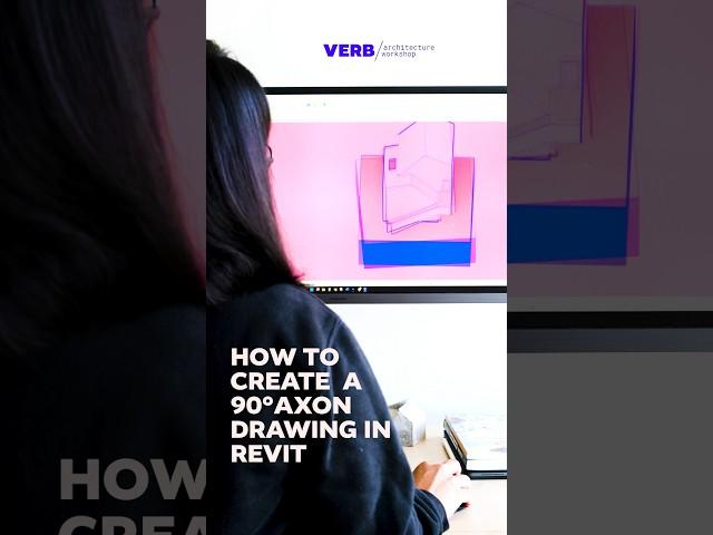 A step-by-step guide for drawing a 90 degree axonometric in Revit. #architecture #revit #drawings