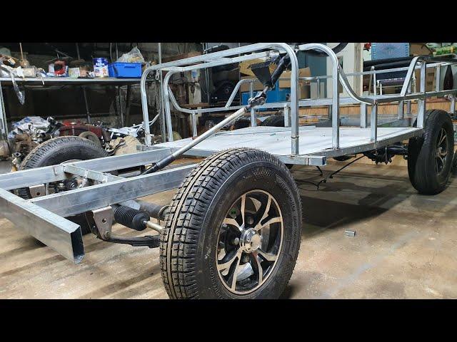 HOW TO MAKE ELECTRIC CAR WITH AUTO SUSPENSION SYSTEM PART 1