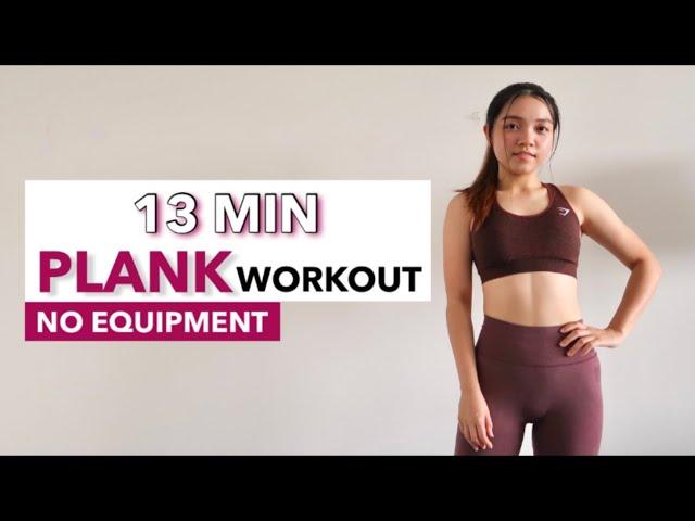 13 MIN PLANK CHALLENGE (TIGHTEN CORE & INTENSE FULL BODY FAT BURN) | No Equipment ~ Jacey Yaw