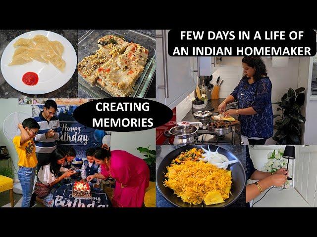 Few Random Days in Our Life - Cooking, Decorating, Organizing & Outing