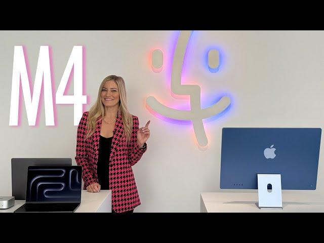 New M4 Macs! First look at everything new! Pink iMac, MacBook Pro's and new Mac Mini!