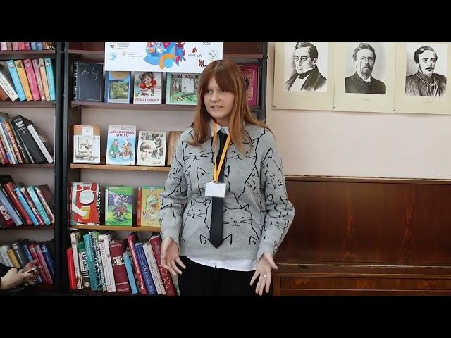 Иванова Анна декламирует произведение Виктора Захарова «Дантес»