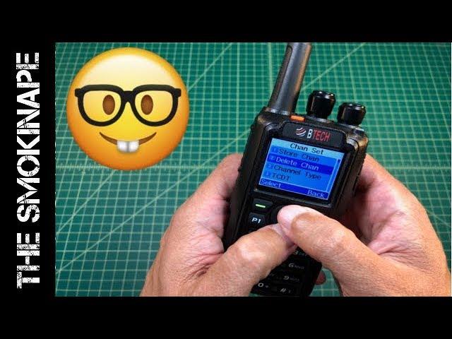 BTECH DMR-6X2 Analog Repeater Programming from Keypad -TheSmokinApe