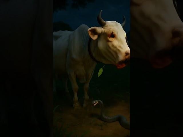  Grandma's Cow Was Bitten by a Snake and Died Right in Front of Her  #viralshorts #grandma #ai