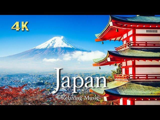 [4K] Spectacular views of Japan | Relaxing piano music and beautiful natural scenery | Japan