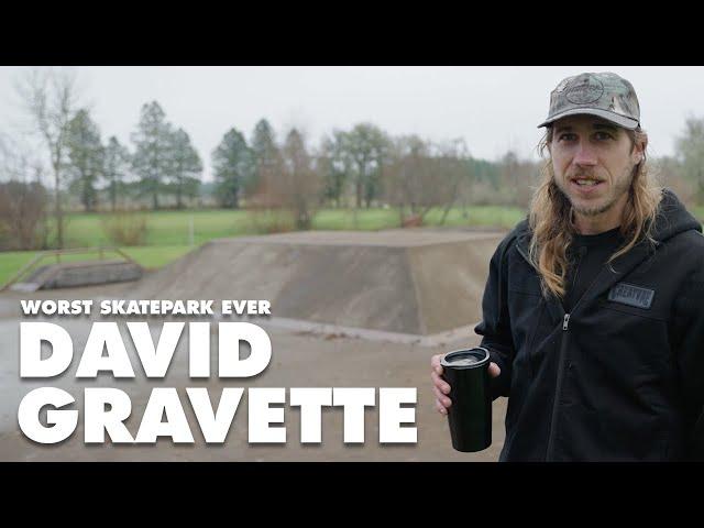 THE WORST SKATEPARK EVER w/ David Gravette | Philomath, Oregon