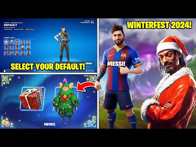 FORTNITE *NEW* UPDATE! (Winterfest 2024 Free Gifts)