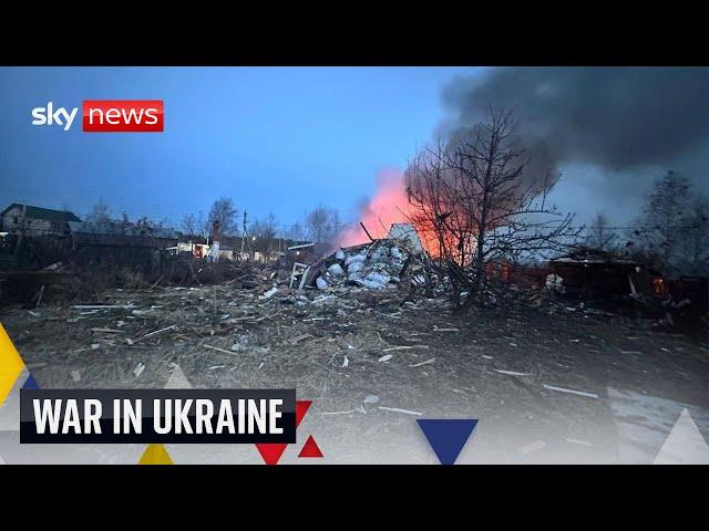 Ukraine launches  major drone attack on Russia