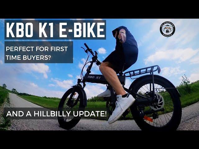 THE KBO K1 E-BIKE REVIEW!  IS IT THE PERFECT E-BIKE FOR FIRST TIMERS?  AND A HILLBILLY UPDATE.