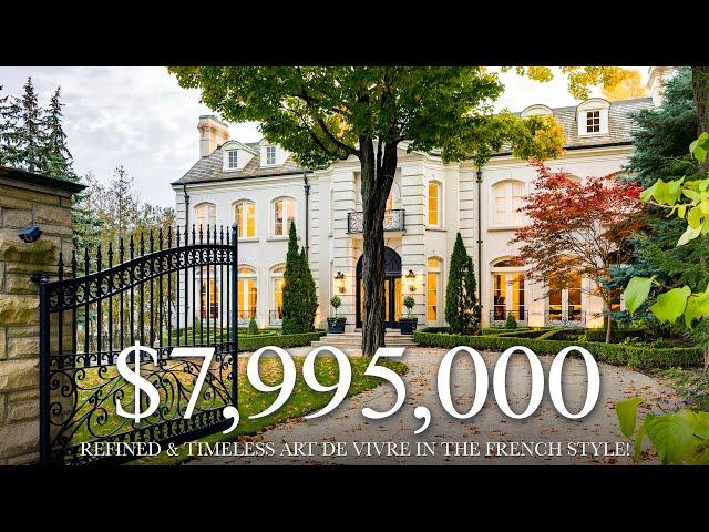 $7,995,000 - Refined & timeless art de vivre in the French style!