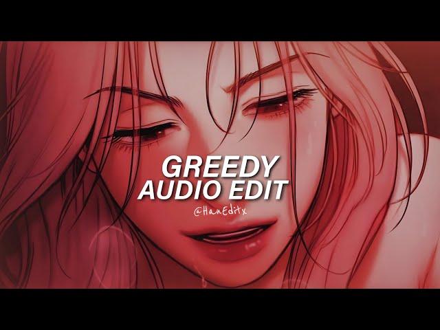 Greedy - Tate Mcrae [Edit Audio]