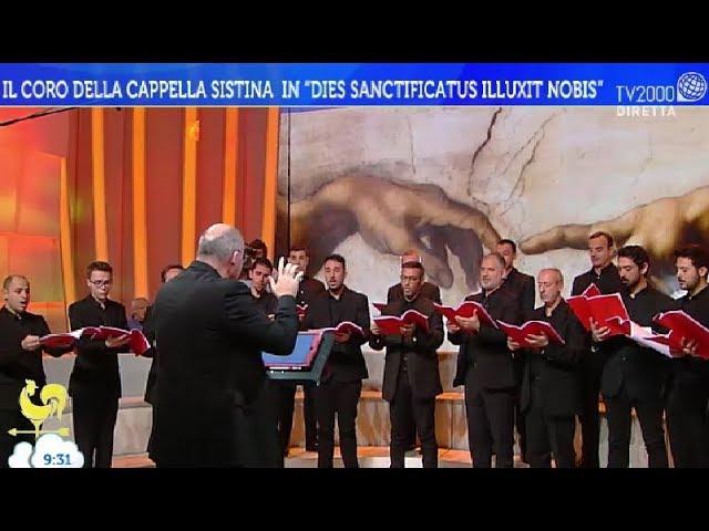 Il coro della Cappella Sistina in esclusiva a Bel tempo si spera