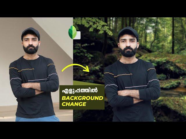 Easy Snapseed Background Change Photo Editing | Malayalam tutorial