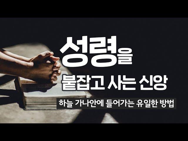 [설교말씀] 성령을 붙잡고 사는 신앙 - 하늘 가나안에 들어가는 유일한 방법 / 보혜사 성령을 만날 때 일어나는 일 - 앤드류 강