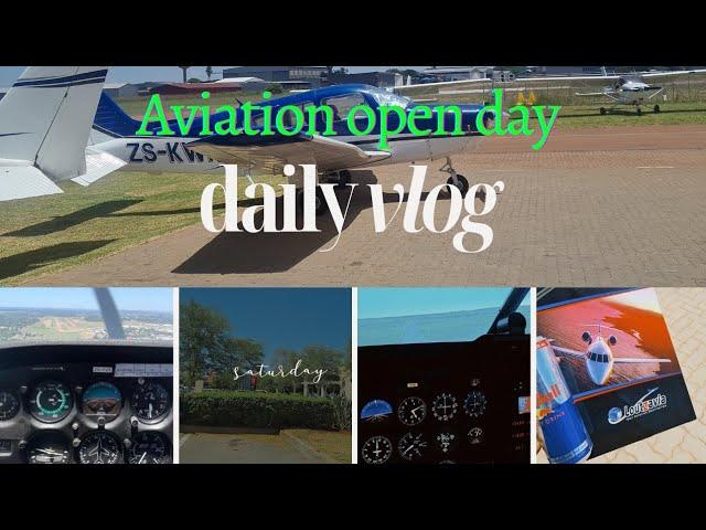 DAY IN THE LIFE OF AN ASPIRING PILOT : WONDERBOOM AIRPORT + SOUTH AFRICAN YOUTUBER