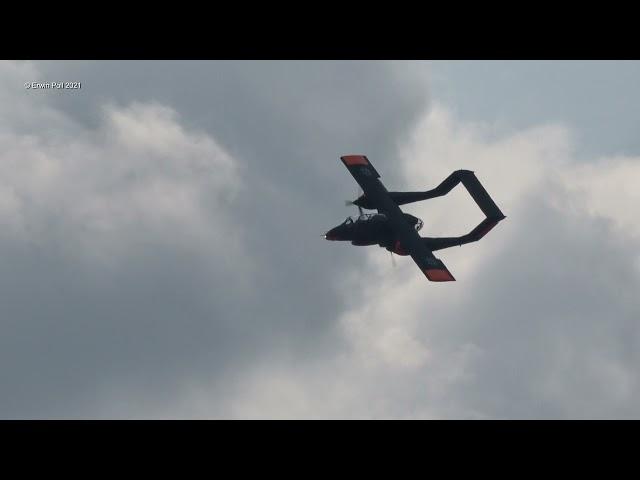 North American Rockwell OV-10B Bronco Demo Team Display Sanicole Airshow 12 Sept 2021